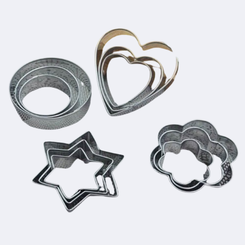 12 Pcs Stainless Steel Cookie Cutter Set