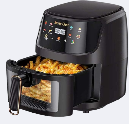 8L air fryer with digital LED display