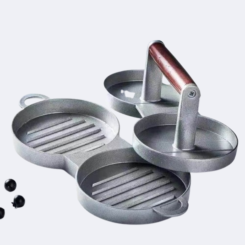 double hamburger press