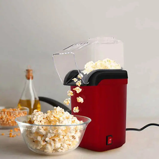 Mini hot air popcorn maker