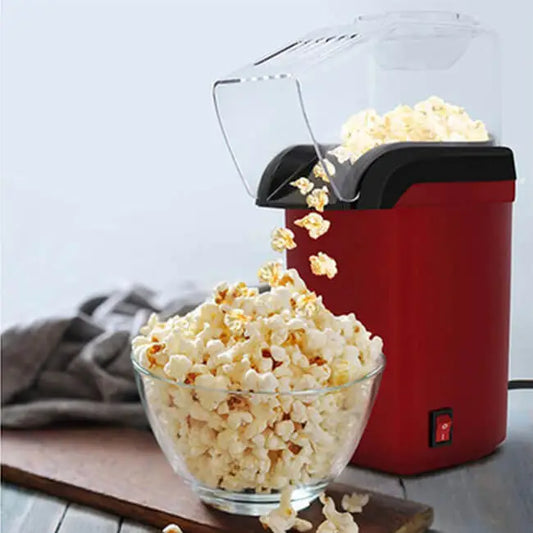 Mini hot air popcorn maker