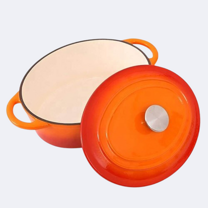 Oval Coast Iron Enamel Casserole